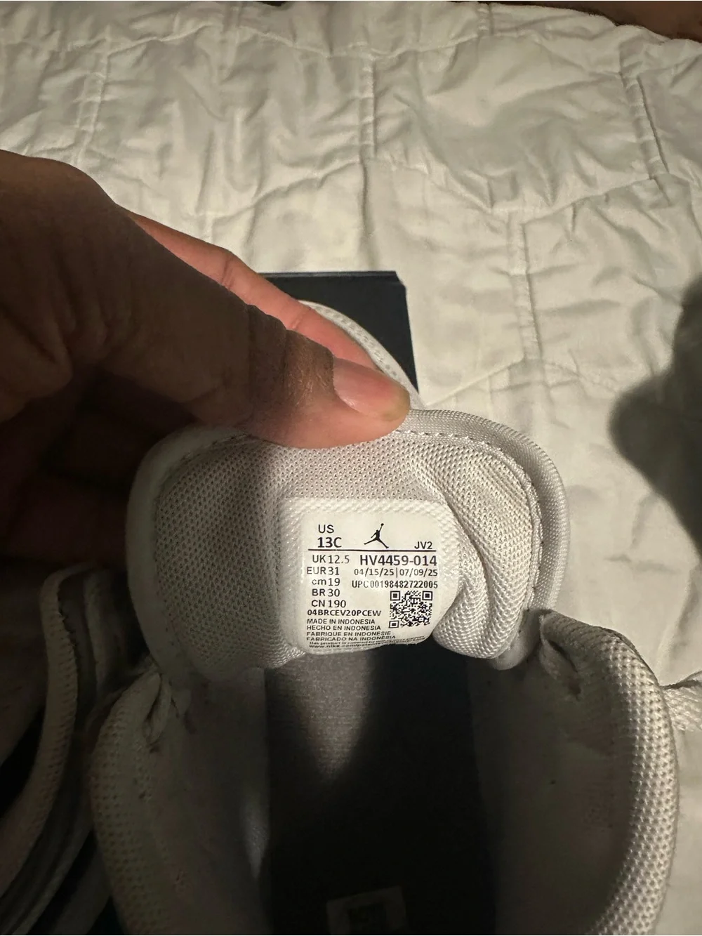 Jordan Kids Silver and Gray High-Top Sneakers